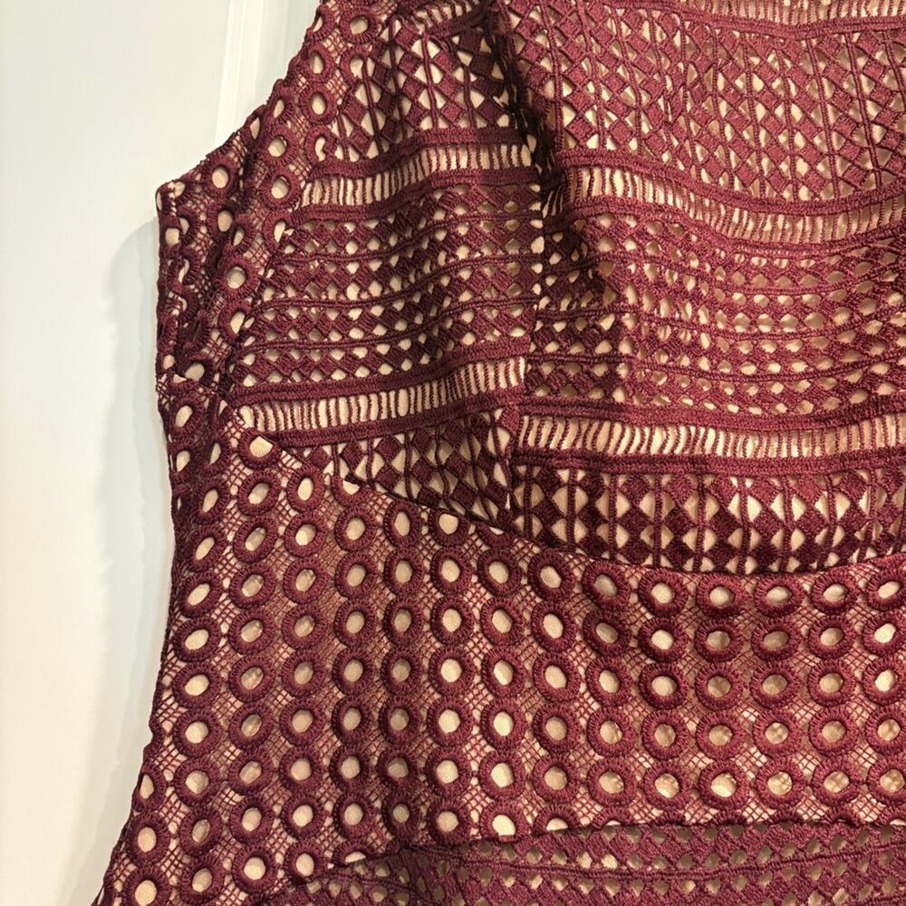 Keepsake the Label Sweet Nothing Midi Dress in Fig Womens Med Wedding Guest NWT - Picture 7 of 14